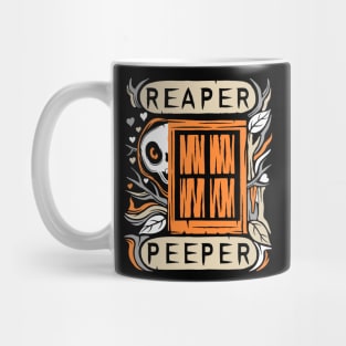 Halloween Grim Reaper Peeper Mug